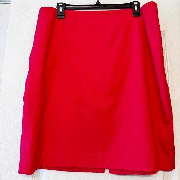 Talbots Pink Wool Mini Skirt Size 14 - Picture 3 of 5